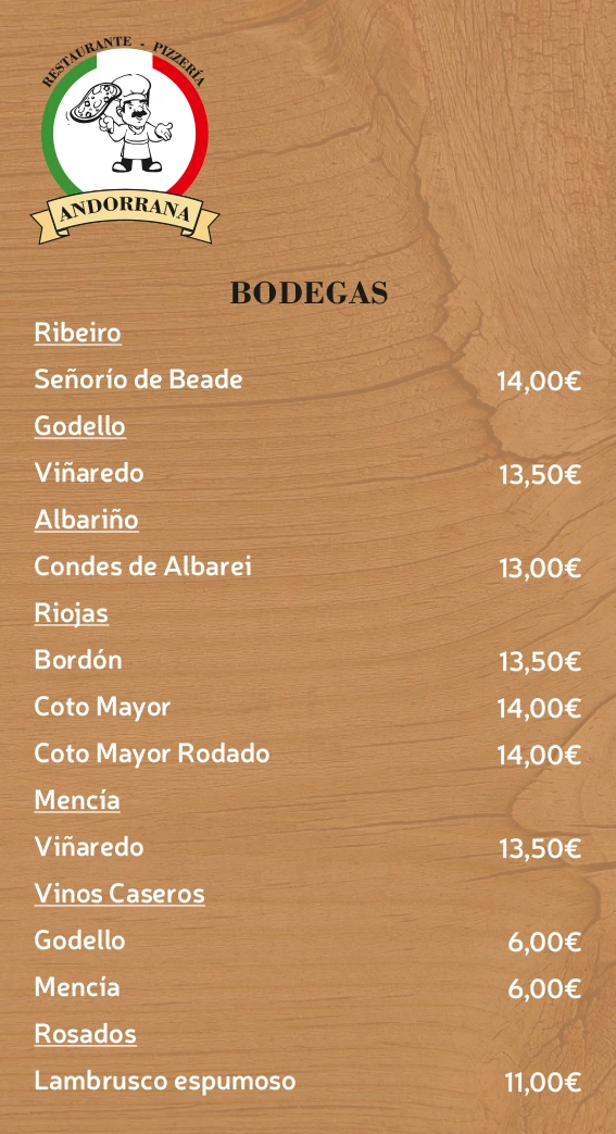 Restaurante Andorrana - Monterroso (Lugo)